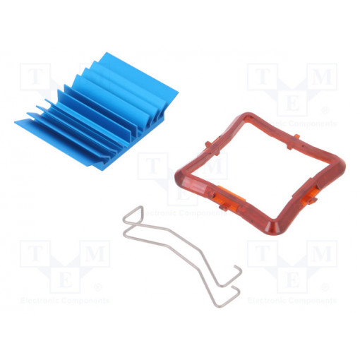 ATS-50300B-C1-R0; Heatsink: extruded; grilled; BGA; blue; L: 30mm; W: 30mm; H: 7.5mm; Advanced Thermal Solutions