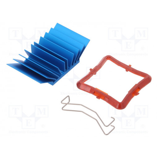 ATS-50300G-C1-R0; Heatsink: extruded; grilled; BGA; blue; L: 30mm; W: 30mm; H: 12.5mm; Advanced Thermal Solutions