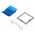 ATS-50325B-C1-R0; Heatsink: extruded; grilled; BGA; blue; L: 32.5mm; W: 32.5mm; H: 7.5mm; Advanced Thermal Solutions ATS-50325B-C1-R0; Heatsink: extruded; grilled; BGA; blue; L: 32.5mm; W: 32.5mm; H: 7.5mm; Advanced Thermal Solutions