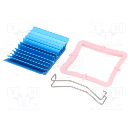 ATS-50330B-C1-R0; Heatsink: extruded; grilled; BGA; blue; L: 33mm; W: 33mm; H: 7.5mm; Advanced Thermal Solutions