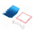 ATS-50330G-C1-R0; Heatsink: extruded; grilled; BGA; blue; L: 33mm; W: 33mm; H: 12.5mm; Advanced Thermal Solutions ATS-50330G-C1-R0; Heatsink: extruded; grilled; BGA; blue; L: 33mm; W: 33mm; H: 12.5mm; Advanced Thermal Solutions