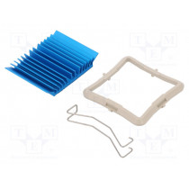 ATS-50350B-C1-R0; Heatsink: extruded; grilled; BGA; blue; L: 35mm; W: 35mm; H: 7.5mm; Advanced Thermal Solutions