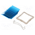 ATS-50350G-C1-R0; Heatsink: extruded; grilled; BGA; blue; L: 35mm; W: 35mm; H: 12.5mm; Advanced Thermal Solutions ATS-50350G-C1-R0; Heatsink: extruded; grilled; BGA; blue; L: 35mm; W: 35mm; H: 12.5mm; Advanced Thermal Solutions