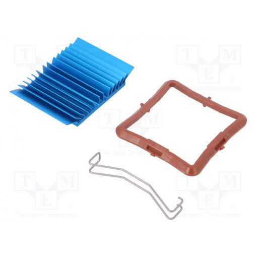 ATS-50375B-C1-R0; Heatsink: extruded; grilled; BGA; blue; L: 37.5mm; W: 37.5mm; H: 7.5mm; Advanced Thermal Solutions