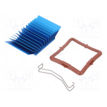 ATS-50375G-C1-R0; Heatsink: extruded; grilled; BGA; blue; L: 37.5mm; W: 37.5mm; 2.8°C/W; Advanced Thermal Solutions