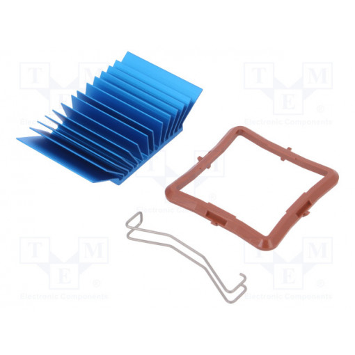 ATS-50375G-C1-R0; Heatsink: extruded; grilled; BGA; blue; L: 37.5mm; W: 37.5mm; 2.8°C/W; Advanced Thermal Solutions