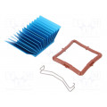 ATS-50375P-C1-R0; Heatsink: extruded; grilled; BGA; blue; L: 37.5mm; W: 37.5mm; 2.1°C/W; Advanced Thermal Solutions