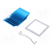 ATS-50425G-C1-R0; Heatsink: extruded; grilled; BGA; blue; L: 42.5mm; W: 42.5mm; 2.4°C/W; Advanced Thermal Solutions
