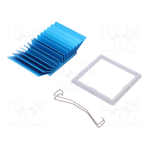 ATS-50425G-C1-R0; Heatsink: extruded; grilled; BGA; blue; L: 42.5mm; W: 42.5mm; 2.4°C/W; Advanced Thermal Solutions