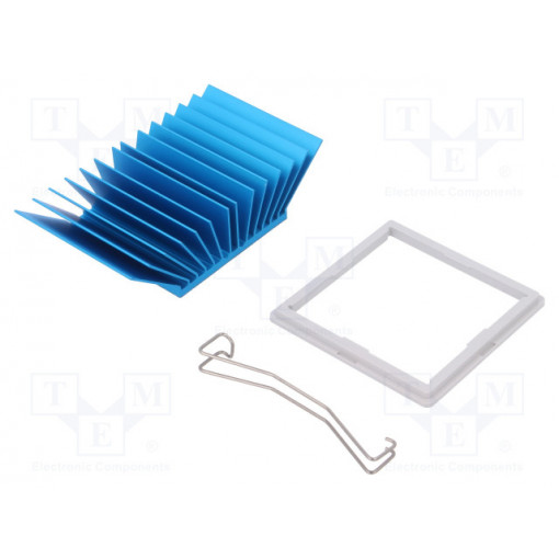 ATS-50425P-C1-R0; Heatsink: extruded; grilled; BGA; blue; L: 42.5mm; W: 42.5mm; 1.9°C/W; Advanced Thermal Solutions