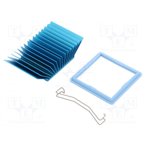ATS-50450P-C1-R0; Heatsink: extruded; grilled; BGA; blue; L: 45mm; W: 45mm; H: 17.5mm; Advanced Thermal Solutions