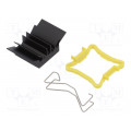 ATS-51170D-C1-R0; Heatsink: extruded; grilled; BGA; black; L: 17mm; W: 17mm; H: 9.5mm; Advanced Thermal Solutions