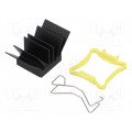 ATS-51170K-C1-R0; Heatsink: extruded; grilled; BGA; black; L: 17mm; W: 17mm; H: 14.5mm; Advanced Thermal Solutions