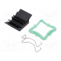 ATS-51190D-C1-R0; Heatsink: extruded; grilled; BGA; black; L: 19mm; W: 19mm; H: 9.5mm; Advanced Thermal Solutions