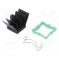 ATS-51190R-C1-R0; Heatsink: extruded; grilled; BGA; black; L: 19mm; W: 19mm; H: 19.5mm; Advanced Thermal Solutions