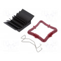 ATS-51230D-C1-R0; Heatsink: extruded; grilled; BGA; black; L: 23mm; W: 23mm; H: 9.5mm; Advanced Thermal Solutions