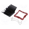 ATS-51230K-C1-R0; Heatsink: extruded; grilled; BGA; black; L: 23mm; W: 23mm; H: 14.5mm; Advanced Thermal Solutions