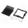 ATS-51250D-C1-R0; Heatsink: extruded; grilled; BGA; black; L: 25mm; W: 25mm; H: 9.5mm; Advanced Thermal Solutions