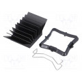 ATS-51250K-C1-R0; Heatsink: extruded; grilled; BGA; black; L: 25mm; W: 25mm; H: 14.5mm; Advanced Thermal Solutions