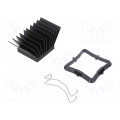 ATS-51250R-C1-R0; Heatsink: extruded; grilled; BGA; black; L: 25mm; W: 25mm; H: 19.5mm; Advanced Thermal Solutions