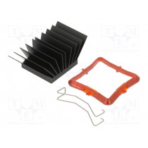 ATS-51300R-C1-R0; Heatsink: extruded; grilled; BGA; black; L: 30mm; W: 30mm; H: 19.5mm; Advanced Thermal Solutions