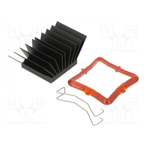 ATS-51300R-C1-R0; Heatsink: extruded; grilled; BGA; black; L: 30mm; W: 30mm; H: 19.5mm; Advanced Thermal Solutions