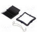 ATS-51310D-C1-R0; Heatsink: extruded; grilled; BGA; black; L: 31mm; W: 31mm; H: 9.5mm; Advanced Thermal Solutions