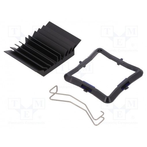 ATS-51310D-C1-R0; Heatsink: extruded; grilled; BGA; black; L: 31mm; W: 31mm; H: 9.5mm; Advanced Thermal Solutions