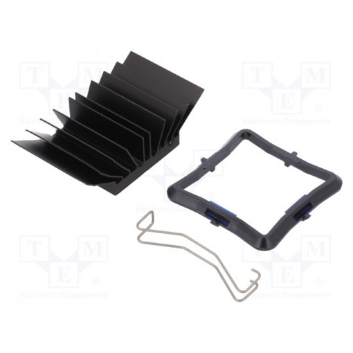 ATS-51310K-C1-R0; Heatsink: extruded; grilled; BGA; black; L: 31mm; W: 31mm; H: 14.5mm; Advanced Thermal Solutions