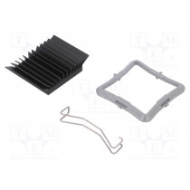 ATS-51325D-C1-R0; Heatsink: extruded; grilled; BGA; black; L: 32.5mm; W: 32.5mm; 6°C/W; Advanced Thermal Solutions