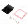 ATS-51330D-C1-R0; Heatsink: extruded; grilled; BGA; black; L: 33mm; W: 33mm; H: 9.5mm; Advanced Thermal Solutions