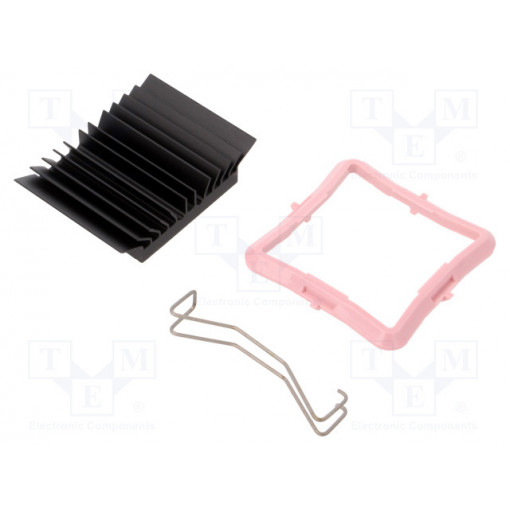 ATS-51330D-C1-R0; Heatsink: extruded; grilled; BGA; black; L: 33mm; W: 33mm; H: 9.5mm; Advanced Thermal Solutions
