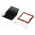 ATS-51330K-C1-R0; Heatsink: extruded; grilled; BGA; black; L: 33mm; W: 33mm; H: 14.5mm; Advanced Thermal Solutions