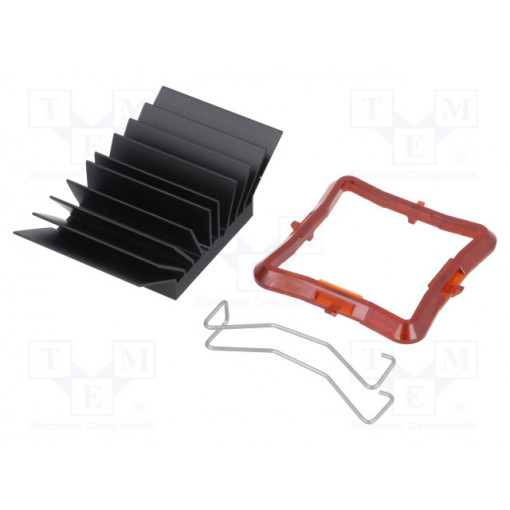 ATS-51330K-C1-R0; Heatsink: extruded; grilled; BGA; black; L: 33mm; W: 33mm; H: 14.5mm; Advanced Thermal Solutions