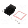 ATS-51330R-C1-R0; Heatsink: extruded; grilled; BGA; black; L: 33mm; W: 33mm; H: 19.5mm; Advanced Thermal Solutions