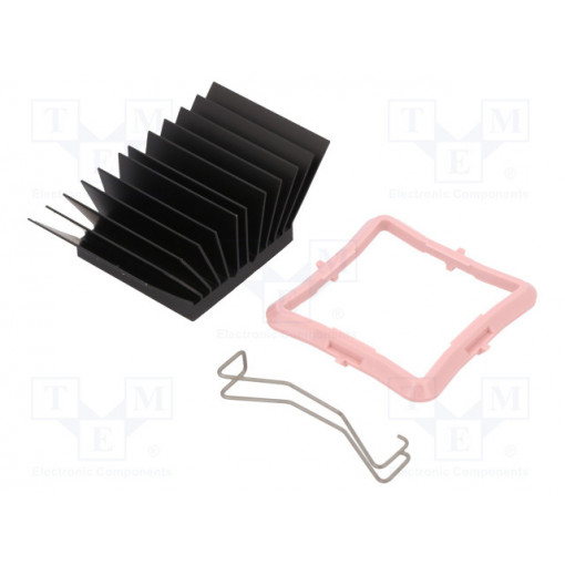 ATS-51330R-C1-R0; Heatsink: extruded; grilled; BGA; black; L: 33mm; W: 33mm; H: 19.5mm; Advanced Thermal Solutions