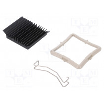 ATS-51350D-C1-R0; Heatsink: extruded; grilled; BGA; black; L: 35mm; W: 35mm; H: 9.5mm; Advanced Thermal Solutions