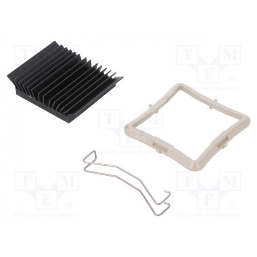 ATS-51350D-C1-R0; Heatsink: extruded; grilled; BGA; black; L: 35mm; W: 35mm; H: 9.5mm; Advanced Thermal Solutions