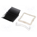 ATS-51350K-C1-R0; Heatsink: extruded; grilled; BGA; black; L: 35mm; W: 35mm; H: 14.5mm; Advanced Thermal Solutions ATS-51350K-C1-R0; Heatsink: extruded; grilled; BGA; black; L: 35mm; W: 35mm; H: 14.5mm; Advanced Thermal Solutions