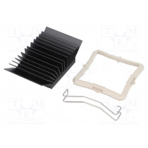 ATS-51350K-C1-R0; Heatsink: extruded; grilled; BGA; black; L: 35mm; W: 35mm; H: 14.5mm; Advanced Thermal Solutions