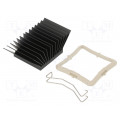 ATS-51350R-C1-R0; Heatsink: extruded; grilled; BGA; black; L: 35mm; W: 35mm; H: 19.5mm; Advanced Thermal Solutions ATS-51350R-C1-R0; Heatsink: extruded; grilled; BGA; black; L: 35mm; W: 35mm; H: 19.5mm; Advanced Thermal Solutions