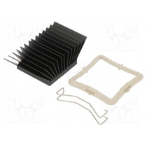 ATS-51350R-C1-R0; Heatsink: extruded; grilled; BGA; black; L: 35mm; W: 35mm; H: 19.5mm; Advanced Thermal Solutions