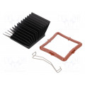 ATS-51375R-C1-R0; Heatsink: extruded; grilled; BGA; black; L: 37.5mm; W: 37.5mm; Advanced Thermal Solutions ATS-51375R-C1-R0; Heatsink: extruded; grilled; BGA; black; L: 37.5mm; W: 37.5mm; Advanced Thermal Solutions