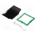 ATS-51400K-C1-R0; Heatsink: extruded; grilled; BGA; black; L: 40mm; W: 40mm; H: 14.5mm; Advanced Thermal Solutions ATS-51400K-C1-R0; Heatsink: extruded; grilled; BGA; black; L: 40mm; W: 40mm; H: 14.5mm; Advanced Thermal Solutions