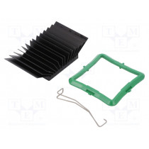 ATS-51400K-C1-R0; Heatsink: extruded; grilled; BGA; black; L: 40mm; W: 40mm; H: 14.5mm; Advanced Thermal Solutions