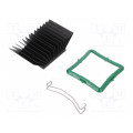 ATS-51400R-C1-R0; Heatsink: extruded; grilled; BGA; black; L: 40mm; W: 40mm; H: 19.5mm; Advanced Thermal Solutions ATS-51400R-C1-R0; Heatsink: extruded; grilled; BGA; black; L: 40mm; W: 40mm; H: 19.5mm; Advanced Thermal Solutions