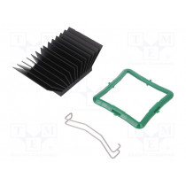 ATS-51400R-C1-R0; Heatsink: extruded; grilled; BGA; black; L: 40mm; W: 40mm; H: 19.5mm; Advanced Thermal Solutions