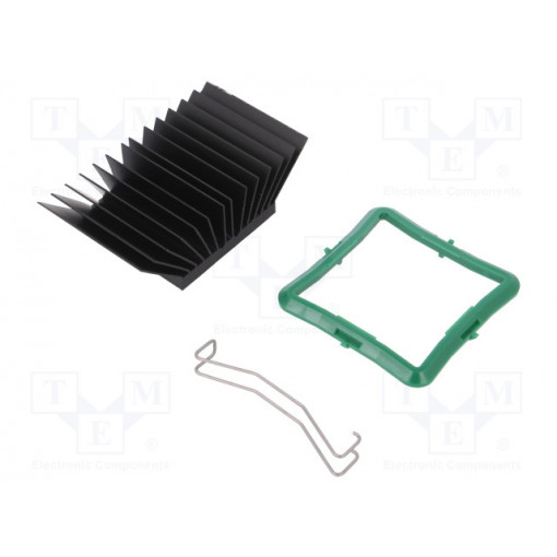 ATS-51400R-C1-R0; Heatsink: extruded; grilled; BGA; black; L: 40mm; W: 40mm; H: 19.5mm; Advanced Thermal Solutions