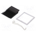 ATS-51425D-C1-R0; Heatsink: extruded; grilled; BGA; black; L: 42.5mm; W: 42.5mm; Advanced Thermal Solutions ATS-51425D-C1-R0; Heatsink: extruded; grilled; BGA; black; L: 42.5mm; W: 42.5mm; Advanced Thermal Solutions