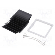 ATS-51425K-C1-R0; Heatsink: extruded; grilled; BGA; black; L: 42.5mm; W: 42.5mm; Advanced Thermal Solutions